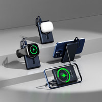 Chargeur rapide portable PD type-c câble intégré batterie externe 10000mAh banques d'alimentation sans fil magnétiques