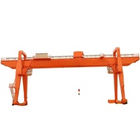 Grue de portique tunnelleuse Wanlong Shield 300 tonnes, hauteur de levage 15 m et portée 20 m avec moteur, roulement et PLC pour chemins de fer, ports et mines