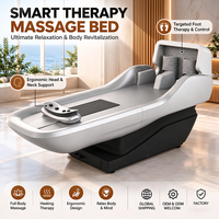 Lit de massage multifonctionnel, massage du corps entier, vibration et chauffage infrarouge, équipement de relaxation pour spa de luxe