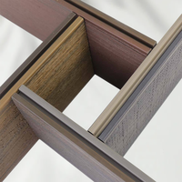 Revêtement de terrasse en composite bois-plastique (WPC) de haute résistance, certifié CE, résistant aux UV, imperméable, extérieur, solide, bicolore