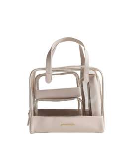 Bolsa de Maquillaje Transparente de PVC y PU Personalizada con Logotipo, Bolsa de Cosméticos Transparente para el Cuidado de la Piel, Bolsa de Maquillaje para Mujer - Product Image 1