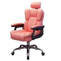 Chaise de bureau ergonomique en cuir PU pour gaming, avec support lombaire et hauteur réglable, vente en gros d'usine