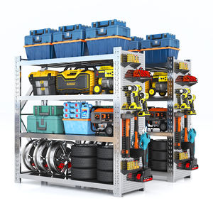 מתכוונן נירוסטה מחסן מדף אחסון מתכת מדף מזרק עבור ערמה מדפים & מדפים - Product Image 4