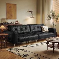 Canapé sectionnel Chesterfield inclinable moderne pour appartement, villa, salon