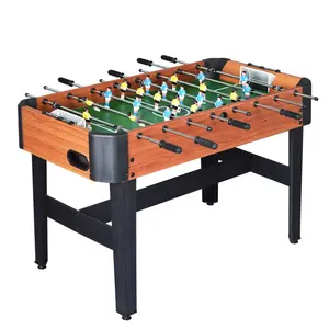 122cm/48 "Table de football Table de baby-foot Enfants Table Jeux Couleur Graphique avec but en métal TS-4830-Wood PVC - Product Image 1