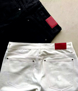 <span class=keywords><strong>Jeans</strong></span> da <span class=keywords><strong>Uomo</strong></span> Personalizzati, Pantaloni in Denim Baggy 15.5oz, Taglio Bootcut, Denim Giapponese Selvedge Grezzo per <span class=keywords><strong>Uomo</strong></span> - Product Image 3