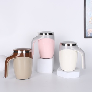 2026 Emerit Wholesale Custom Logo 400ml Magnetic Self-stirring Mugs Global Top-seller <strong>Automatic</strong> Mixing Mug With Magnetic <strong>Stirrer</strong> - Product Image 1