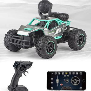 Caméra tout-terrain, véhicule RC tout-terrain, <span class=keywords><strong>télécommande</strong></span> 2,4 GHz et contrôle par application, batterie modulaire, corps en alliage pour l'aventure en plein air - Product Image 1