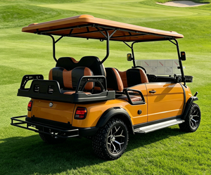 Voiturette de golf électrique 6 places personnalisable, fabriquée en Chine, avec rideau de pluie, tout-terrain, homologuée LSV - Product Image 3