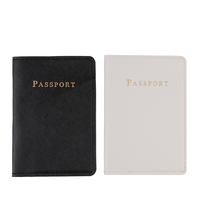 Dompet Passport Kulit PU Premium Tipis Multi Warna Aksesoris Perjalanan Penutup Pelindung Passport