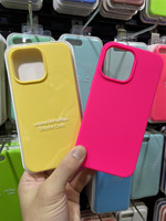 AilesTecca avec logo Antichoc Silicone Caoutchouc Liquide Couverture Complète Résistant à la Saleté Etui de Téléphone Pour Iphone 16 15 14 13 12 11 Pro max