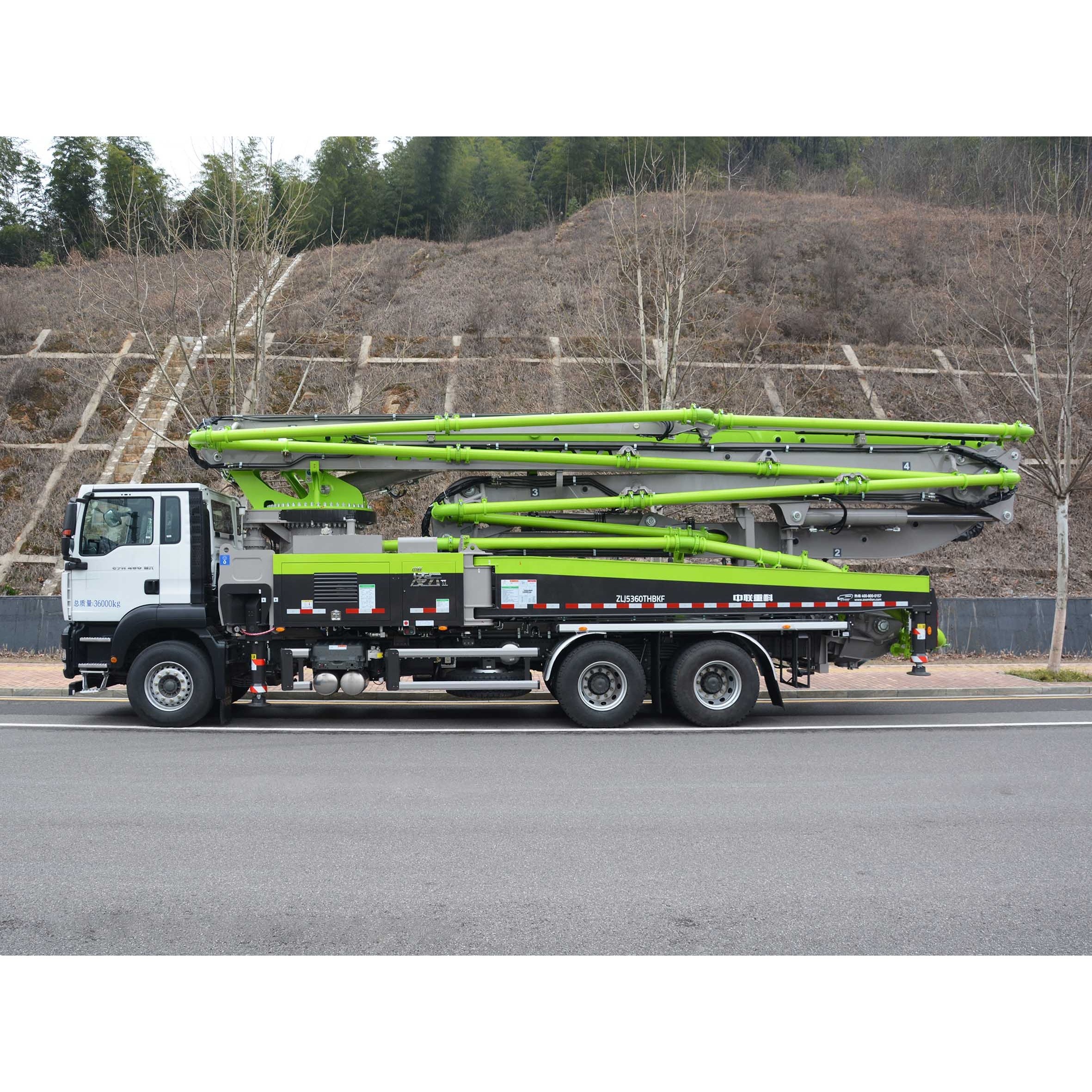 むっく Zoomlion 50 M Concrete Pump Truck - Low Maintenance Cost