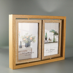 <span class=keywords><strong>Yiwu</strong></span> Nghệ Thuật Nhà Máy Chất Liệu Gỗ Khung Đôi 4X6 Xoay Hình Ảnh Khung Ảnh Bằng Gỗ Cho Các Cặp Vợ Chồng - Product Image 3
