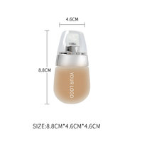 Private Label Maquillage hydratant mat pour le visage Fond de teint végétalien imperméable à l'eau pour peau noire