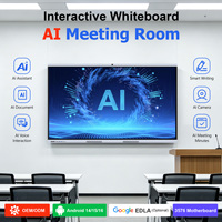 Whalescreens 85/86 İnç Android 16 16GB+256GB RK3588 20 Noktalı Dokunmatik Ekranlı Tıbbi ve Eğitim Amaçlı İnteraktif Beyaz Tahta