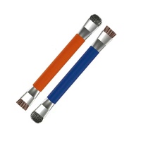 DIYFIX-Cepillo duro de doble cabeza para placa base de teléfono móvil, PCB IC, eliminación de polvo, pasta de soldadura, herramienta de limpieza de fundente de aceite, 1 unidad