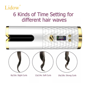 LIDOW Hot Selling Wireless <strong>Automatic</strong> Magic Hair <strong>Curler</strong> Rechargeable Mini Travel <strong>Cordless</strong> Hair <strong>Curler</strong> - Product Image 6