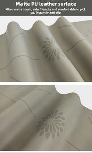 Tapis de <span class=keywords><strong>yoga</strong></span> et de Pilates en caoutchouc PU antidérapant de 5 mm, durable, avec logo personnalisé, idéal <span class=keywords><strong>pour</strong></span> la rééducation - Product Image 5