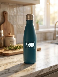 Borraccia in Acciaio Inox a <span class=keywords><strong>Forma</strong></span> di Cola con Logo Personalizzato, Thermos a Doppia Parete Sottovuoto, Bottiglia Sportiva Promozionale all'Ingrosso - Product Image 2