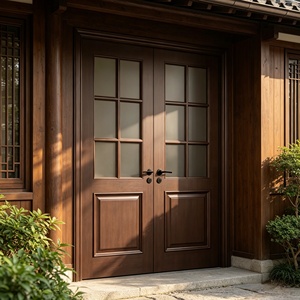 Portes d'appartement classiques en bois anti-effraction avec finition soignée, portes anti-effraction finition mate/brillante - Product Image 4