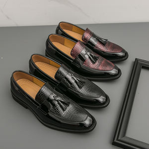 Nouvelles Chaussures Habillées Oxford à Bout Pointu Grande Taille pour Hommes – Idéales pour Affaires, Fêtes, Bureau et Mariages – Saison Printemps/Automne – En PU Solide et Respirant - Product Image 3