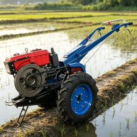 Tracteur agricole à haute productivité, tracteur polyvalent avec rotoculteur, mini-tracteur, équipement agricole, matériel agricole