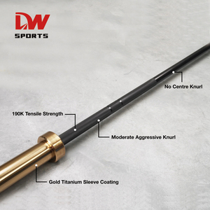 Barra de Pesas de Acero Inoxidable de Nuevo Diseño DWsports, 2.2m (220cm), Diámetro del Eje de 28.5mm, Peso de la Barra de 20KG, 675kg de Capacidad de Carga, para Gimnasio y <span class=keywords><strong>Fitness</strong></span> - Product Image 3