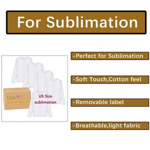 <b>Shirts</b> <b>Long</b> Sleeve Polyester Us Size Blank <b>Men</b> <b>T</b>-<b>Shirts</b> Unisex Custom Printing <b>T</b> <b>Shirt</b> <b>for</b> Sublimation - Product Image 4