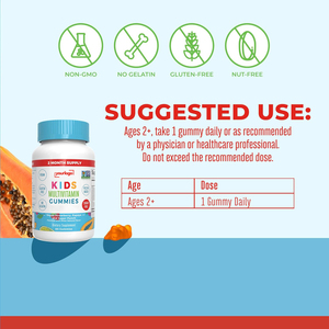 סיטוני ילדים אורגניים ויטמינים גמיות אבץ מוספים תוסף לילדים סוכר חינם - Product Image 4