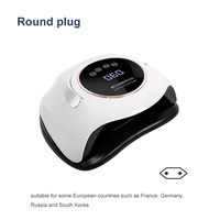 BLUEQUE 5T PLUS 180W Sécheuse à ongles portable à induction intelligente Lampe de cuisson pour vernis à ongles LED Lumière UV Thérapie