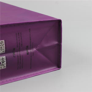 Feuille recyclée personnalisée stratifiée non tissée réutilisable pliable fourre-tout sac à provisions en toile avec motif de lettre conception de logo - Product Image 3