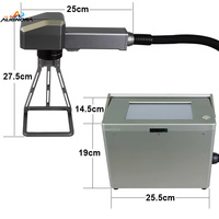 Machines de marquage laser à fibre portables 20W 30W 50W, graveur laser extérieur portable, petite machine de gravure pour pneus de voiture et miroirs