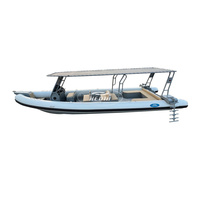 CE Hedia 33ft SP1050 Aluminium Orca Hypalon Rigide Aluminium Coque Gonflable Bateau Grand Luxe Haute Vitesse Sport Yacht Chine Usine