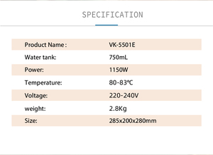 Cafetera Espresso Manual Stilosa, Presión de 15-20 Bares, 3 en 1, Tanque de Almacenamiento Extraíble de 750 ml, Apagado Automático, Alta Presión - Product Image 6