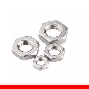 M6 M8 M10 M12 M14 M16 M18 M20 M22 M24 M27 M30 din439 sợi mịn 304 A2-70 thép không gỉ Hex lục giác Mứt hạt Wafer hạt mỏng - Product Image 5