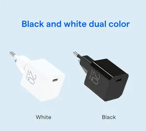 Spot-Waren Mini-PD 20 W EU Stecker Schnellladegerät CE RoHS Wandladegerät Adapter individuelles Logo Telefon-Ladegerät Zubehör