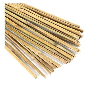 เสาไม้ไผ่ทรงกลมที่ทนทานเป็นมิตรต่อสิ่งแวดล้อมสำหรับรองรับต้นไม้และใช้เป็นโครงไม้เลื้อย - Product Image 1