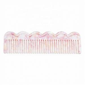 หวีผมอะซิเตทลายหินอ่อนสีสันสดใส ขนาดใหญ่ แฟชั่นวินเทจ พกพาสะดวก สำหรับผู้หญิง  ลดราคาพิเศษ - Product Image 6