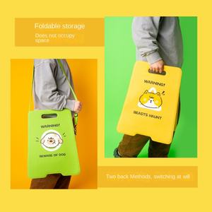 กระเป๋าเป้สะพายหลังแฟชั่นผ้าแคนวาสแบบพกพาระบายอากาศได้15กก. ลายสัตว์ในโรงเรียนลายสัตว์ไม่จำกัด - Product Image 2