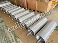 Rouleau de dynamomètre de châssis personnalisé pour machine d'essai de dynamomètre avec processus antidérapant