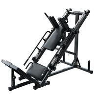 Huck Commercial Gym Fitness Equipment All-in-One Reverse Pedal Machine Assis 45 Degrés Leg Press Hack Squat Dergree Metal