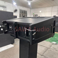 HDL 26-A Altavoces de Línea Activa de 2 Vías y 6 Pulgadas, Sistema de Sonido para DJ, Sistema de Audio para Exteriores, Altavoces Pasivos