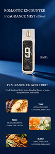 Perfume árabe al por mayor de 250 ml No.9, perfume de larga duración de Dubái, Eau de Parfum unisex. - Product Image 2