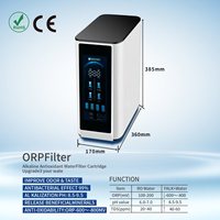 Purificador de Agua RO Eléctrico de Plástico de 100 GPD para Debajo del Fregadero con Grifo Inteligente Autolimpiante OEM
