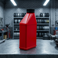Bouteille en plastique HDPE vide de 500 ml pour engrais liquide, bouteille en plastique pour produits chimiques