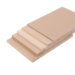 Panneau MDF Plaqué Bois Naturel Moderne sur Mesure, Texture Solide, Émission E0, pour Décoration Murale de Villa et Armoires Haut de Gamme - Product Image 1