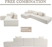 Fabrik moderne einfache anpassbare Stoffmöbel Zuhause Doppelsofas L-förmige Cloud-couch für Schlafzimmer Wohnzimmer Büro Wohnung