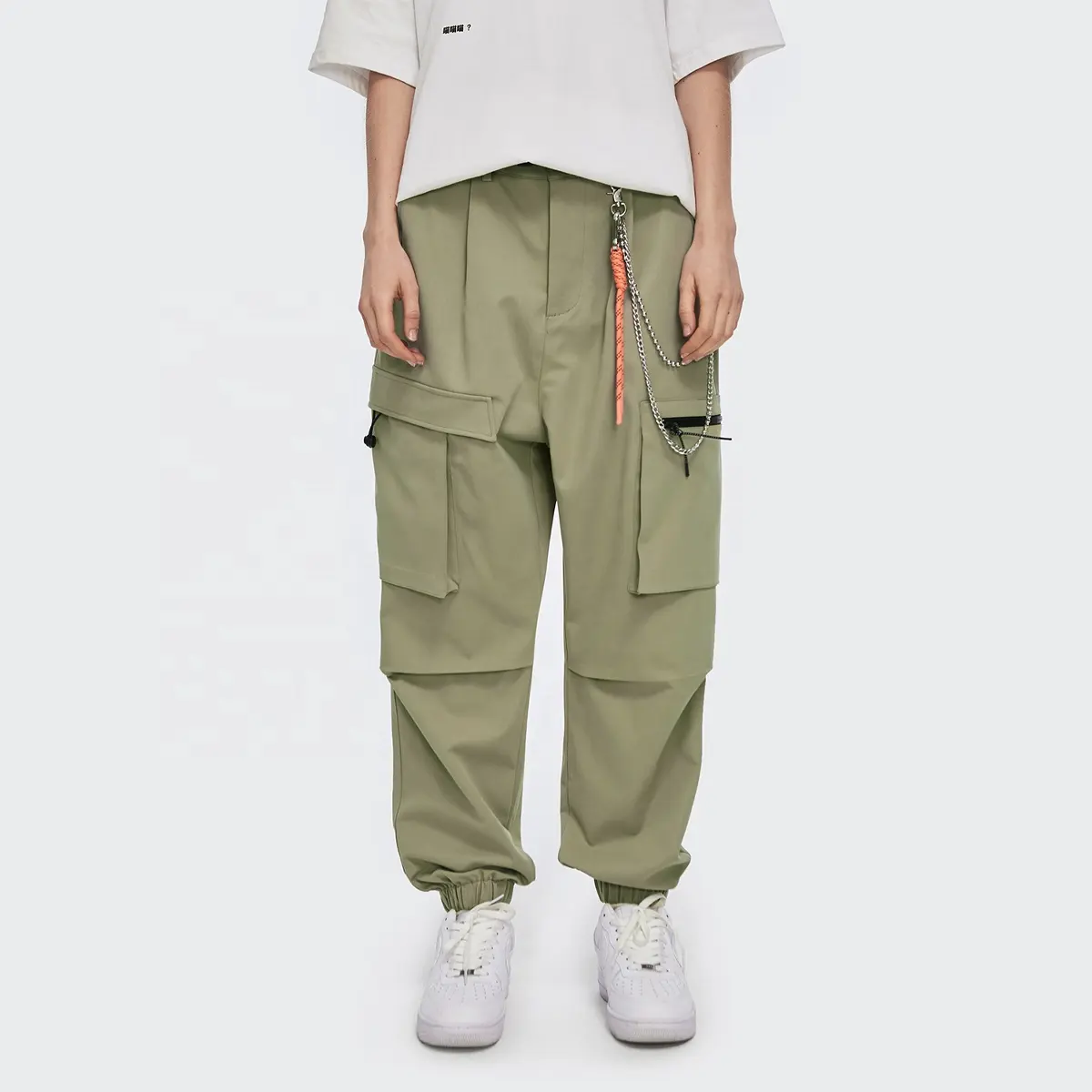 Cargo Men'S Baggy Custom Streetwear Outdoor Fashion Utility Pants