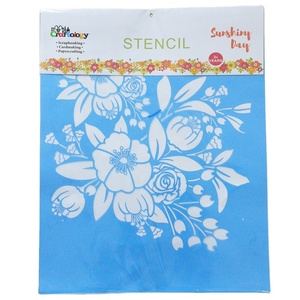 Riutilizzabile 12x12 Pollici Parete Template <span class=keywords><strong>Stencil</strong></span> <span class=keywords><strong>per</strong></span> la Pittura Della Parete/Pavimenti/FAI DA TE Home Decor/Arte Disegno - Product Image 5