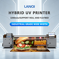 Impresora de Inyección de Tinta UV Semiautomática LANQI para Cuero con Resolución de 4800dpi, Grado Industrial, Multifunción, Salida Rápida, Alta Calidad